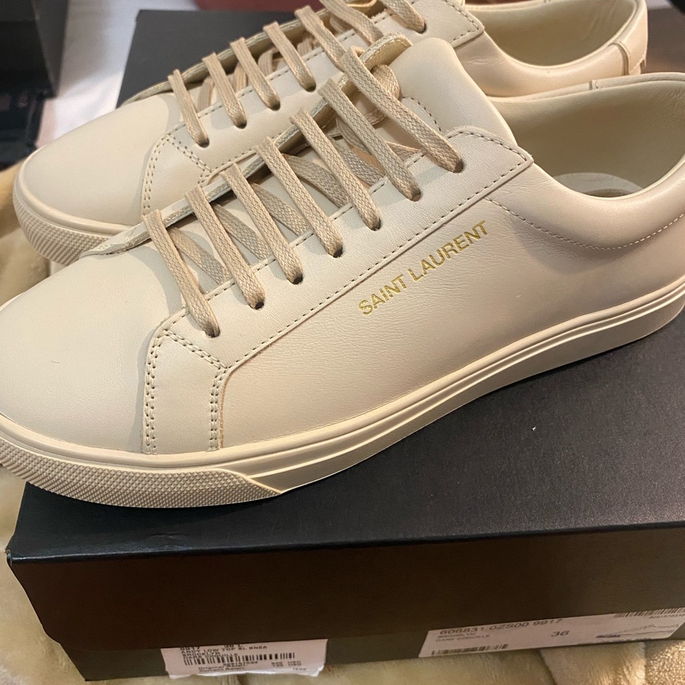 Brand New nude YSL sneakers Andy